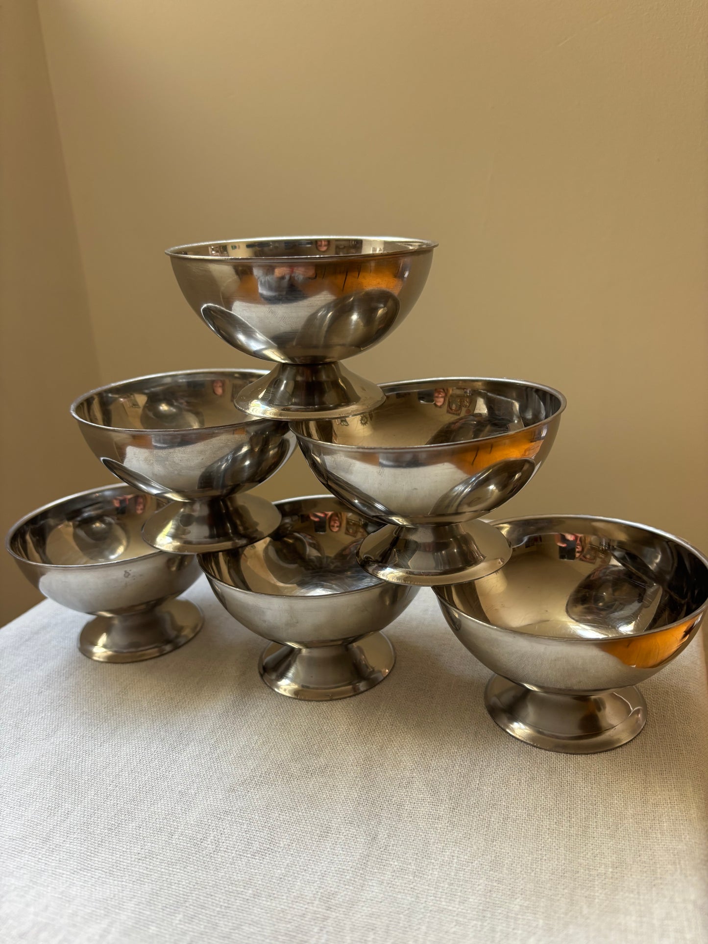 Set of 6 Ice Cream Coupes