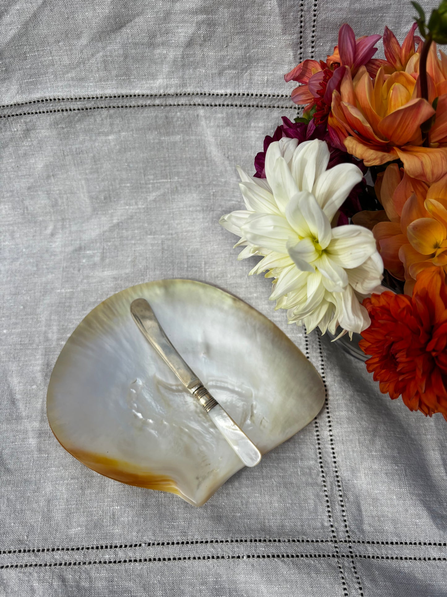 Mother of Pearl Handled Butter Knife