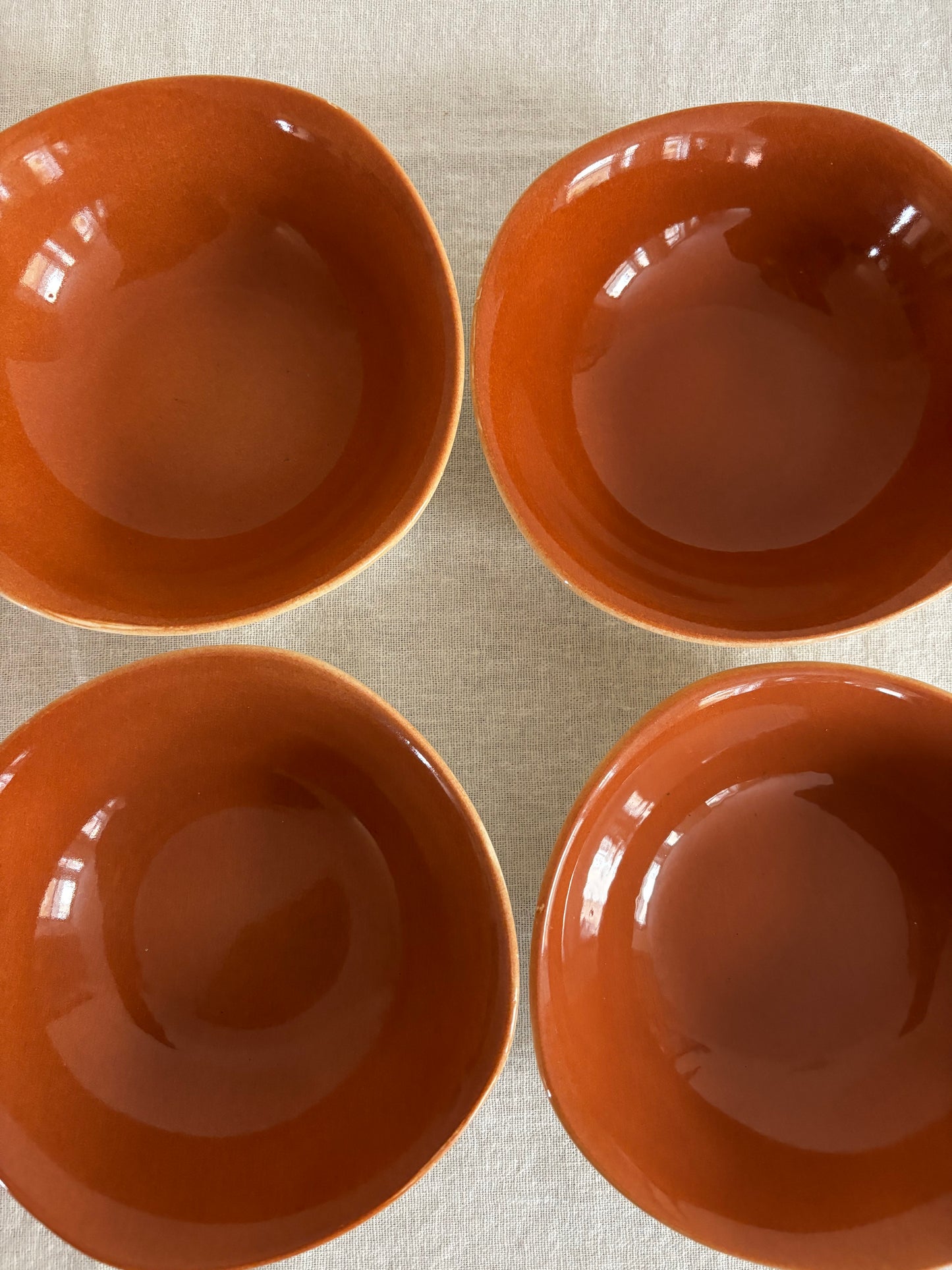 Glazed Ceramic Breakfast Bowls