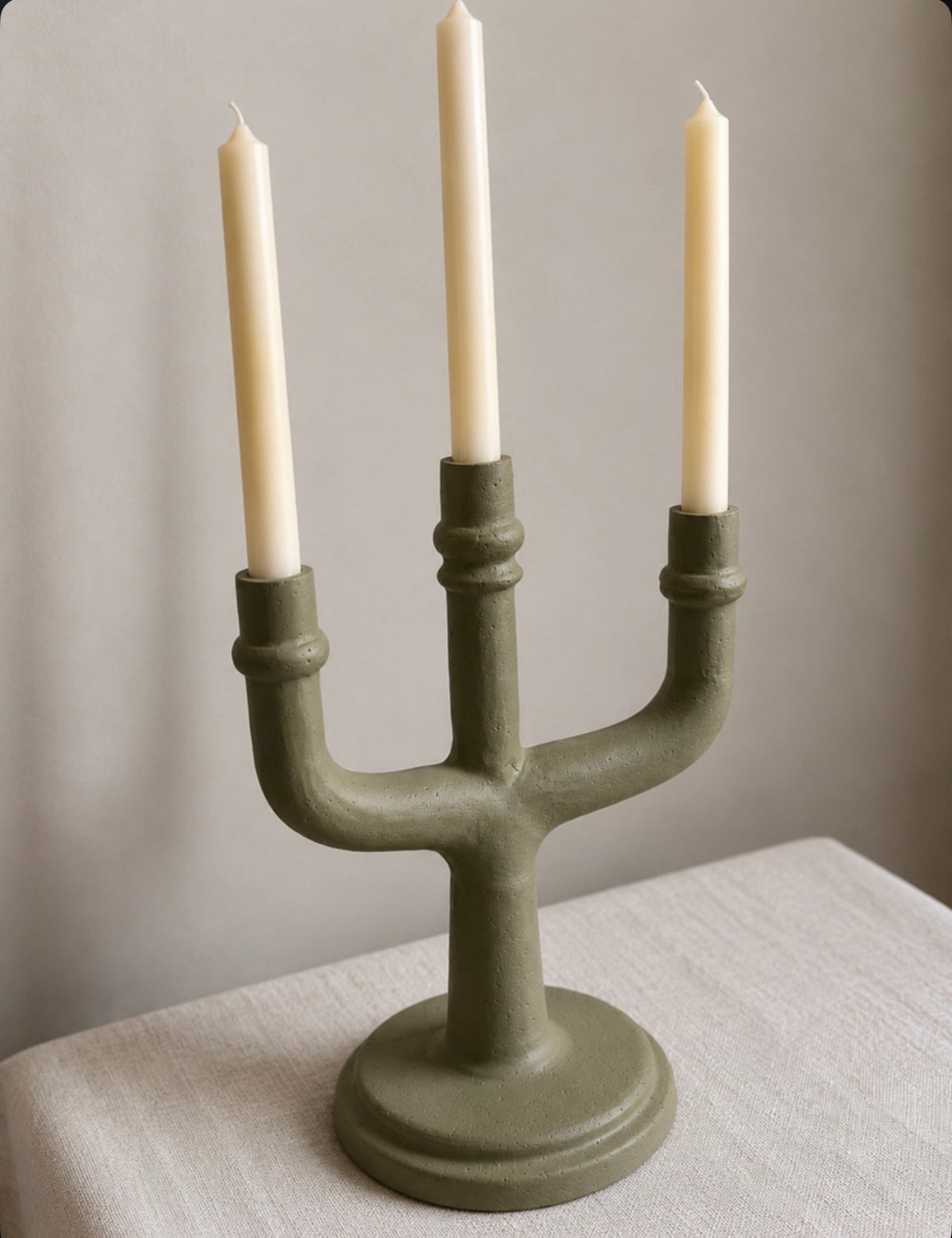 Swedish three arm candelabra