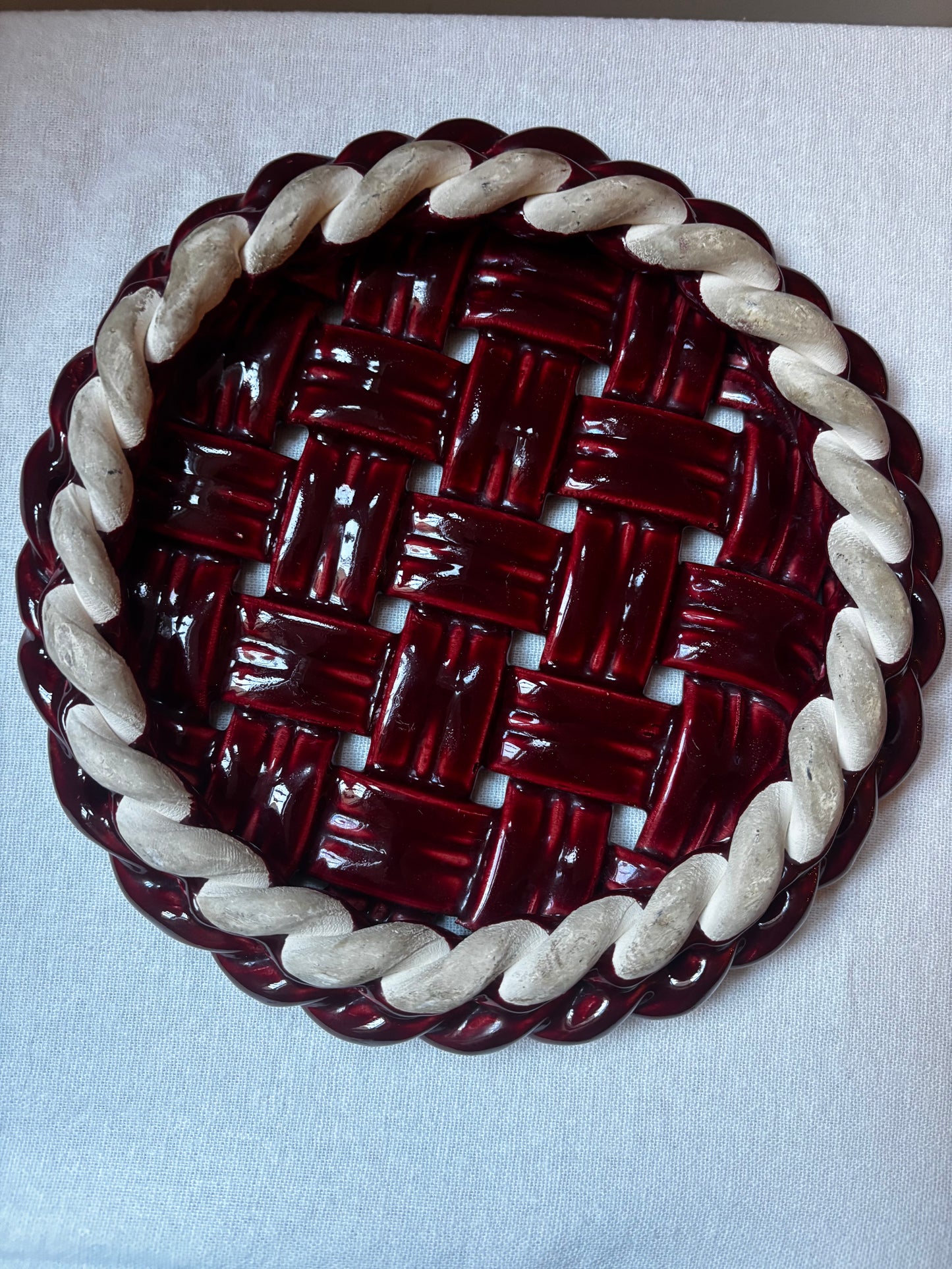 Basketweave Glazed Trivet