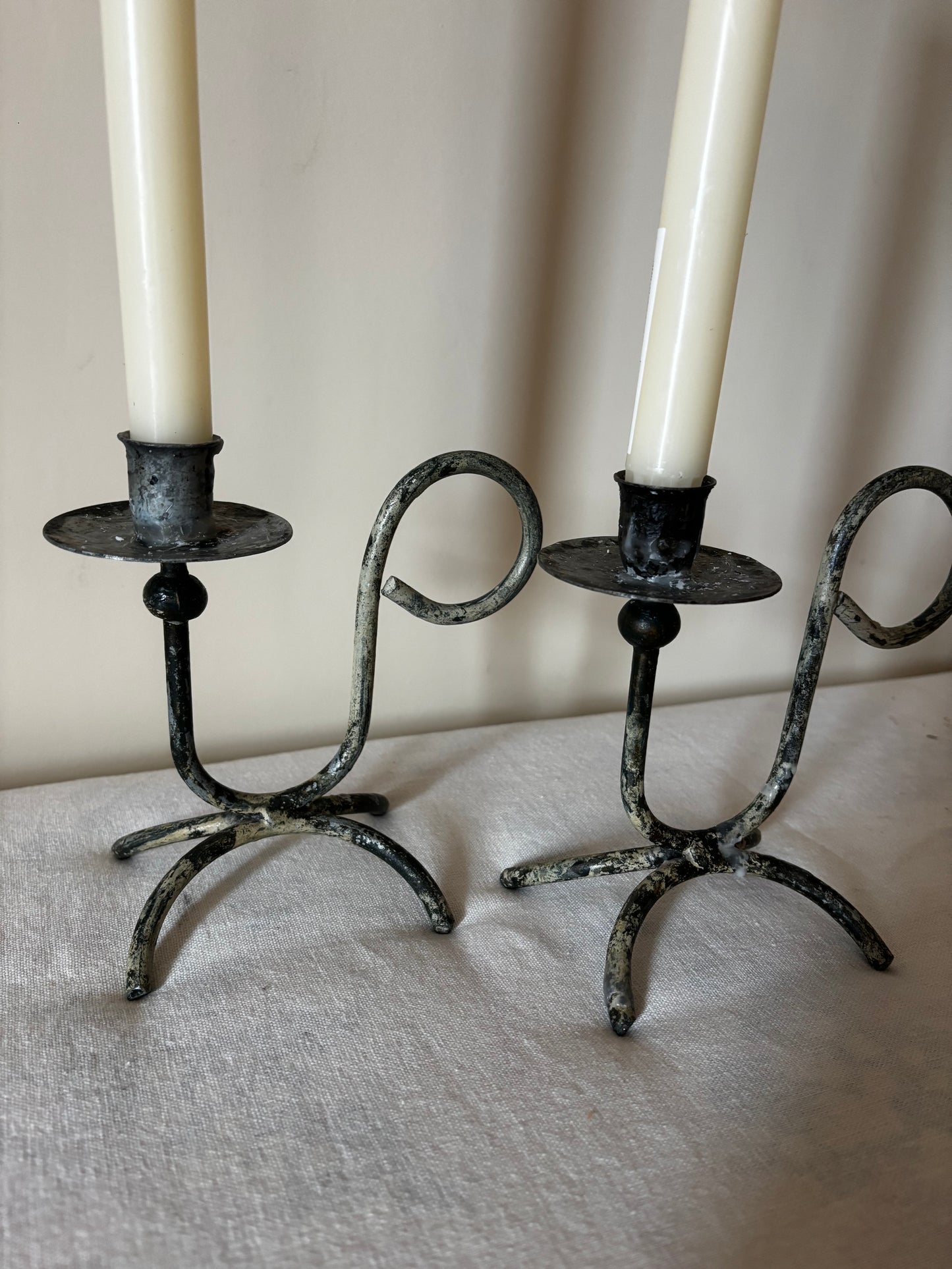 Iron Candlesticks