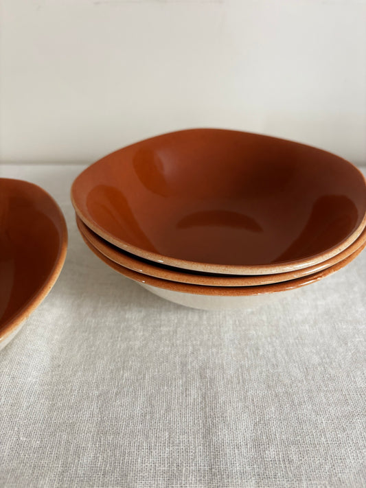 Glazed Ceramic Breakfast Bowls