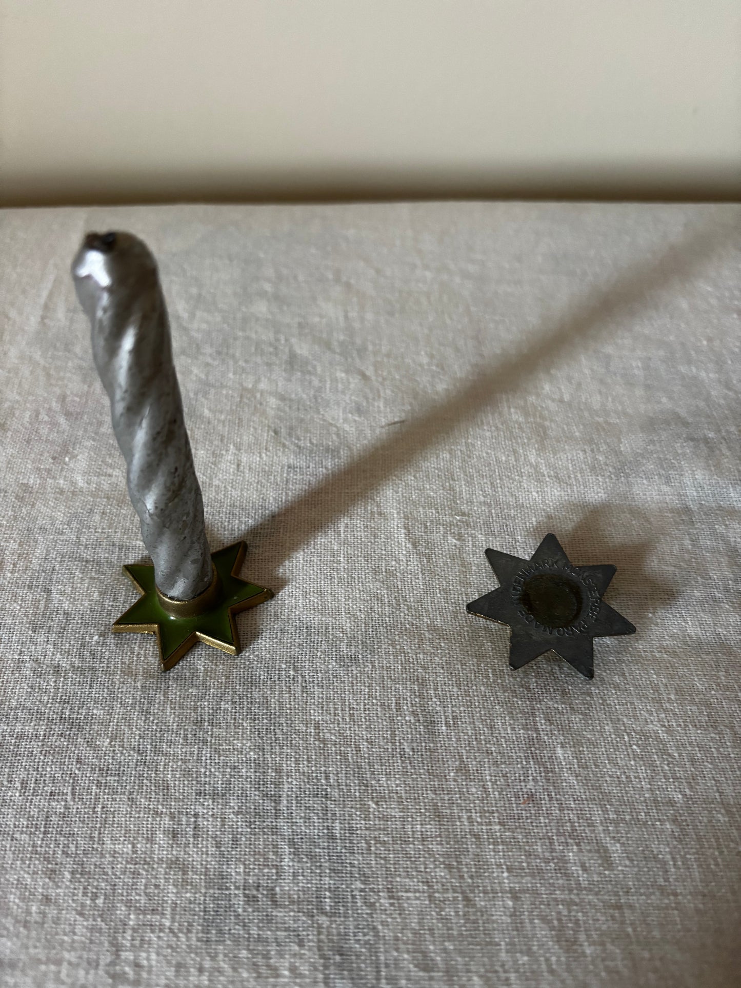 Set of Four Scandinavian Star Candleholders