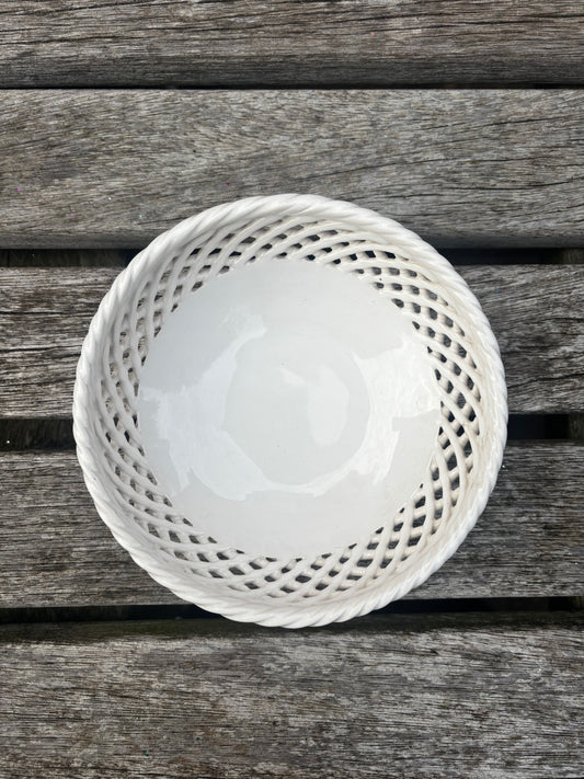 Small Portuguese Basketweave Bowl