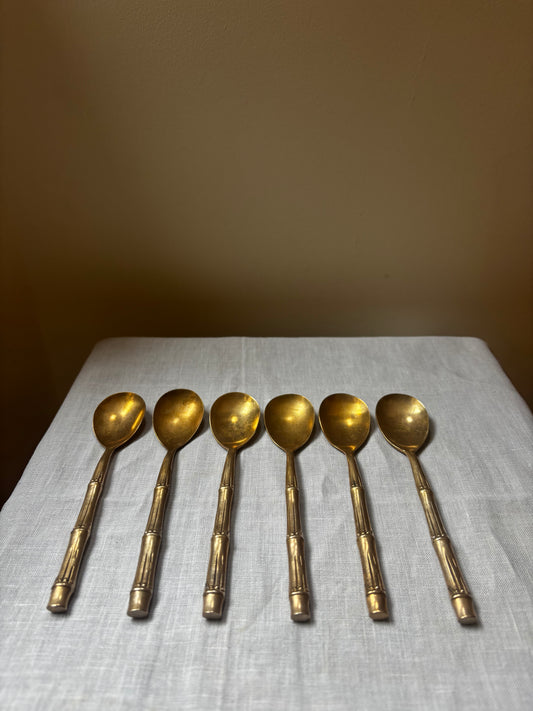 Bamboo-Effect Teaspoons