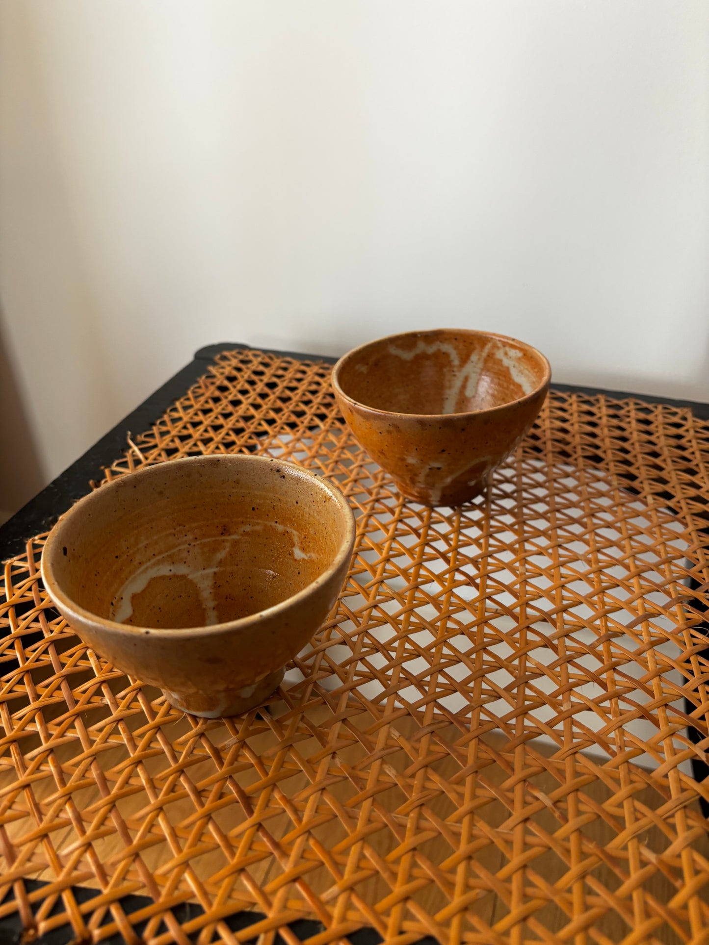 Pairs of Glazed Ceramic Bowls/Coffee Mugs