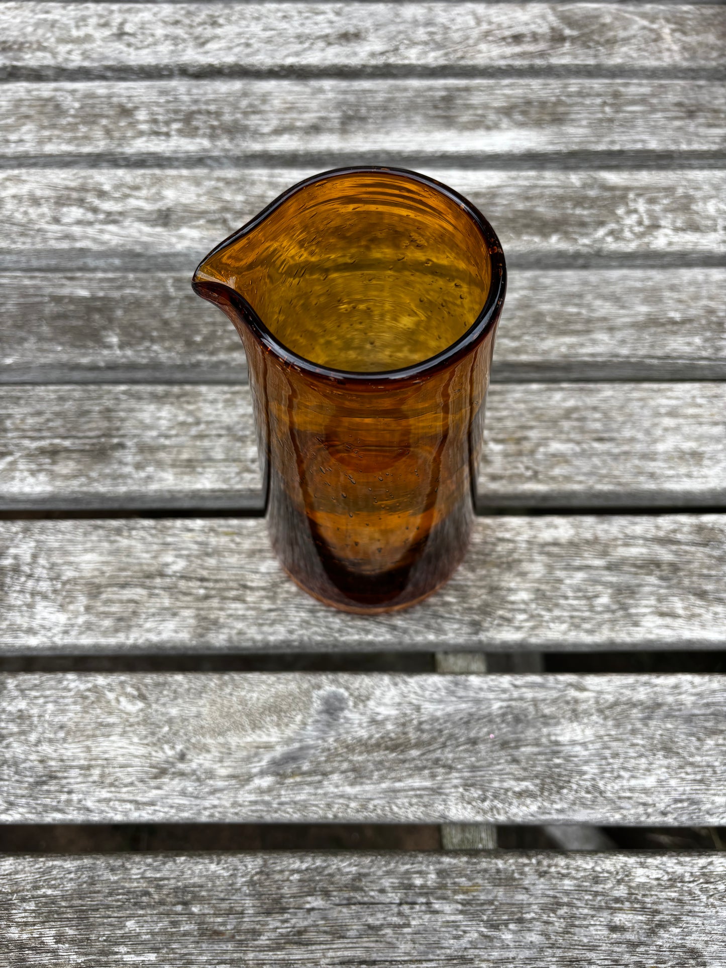 Whitefriars Amber Glass Cocktail Jug