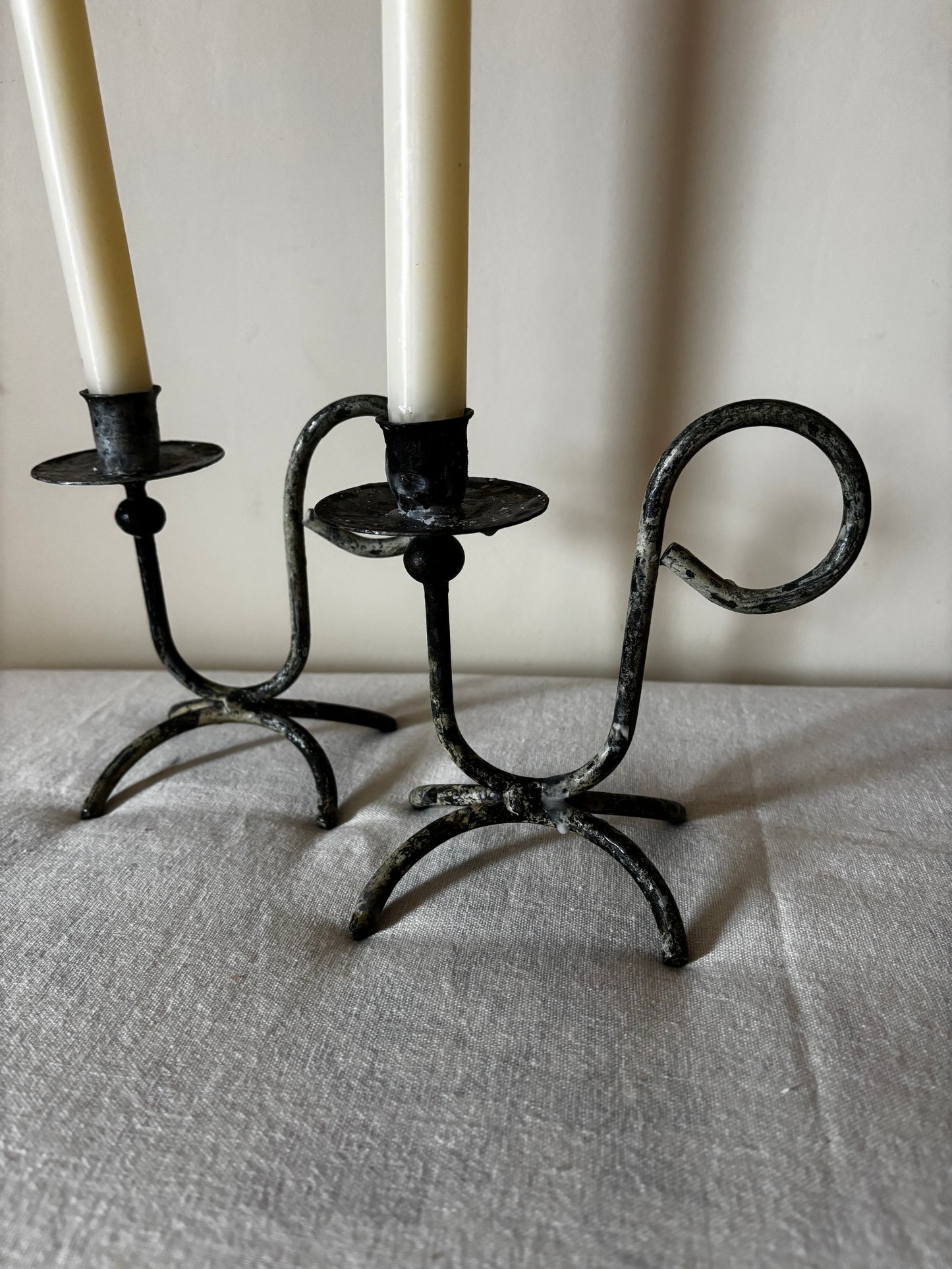 Iron Candlesticks