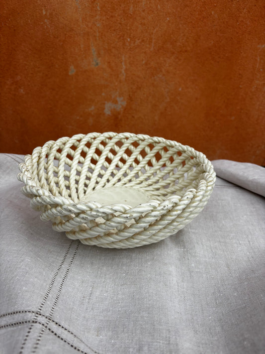 Rustic Spanish Ropework Bowl