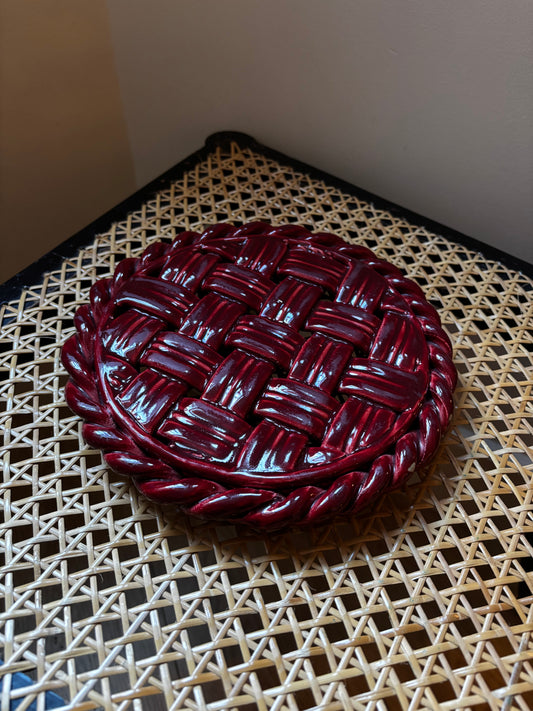 Basketweave Glazed Trivet