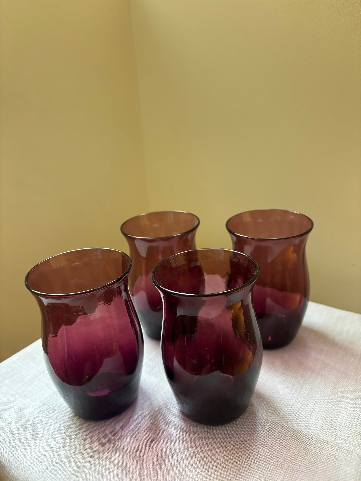 Amethyst Glass Tumblers