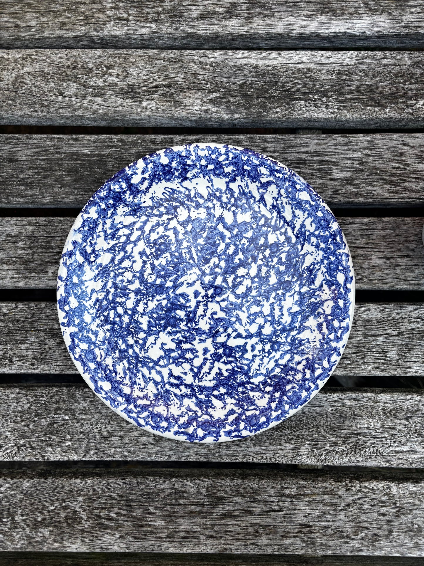 Italian Spongeware Plate