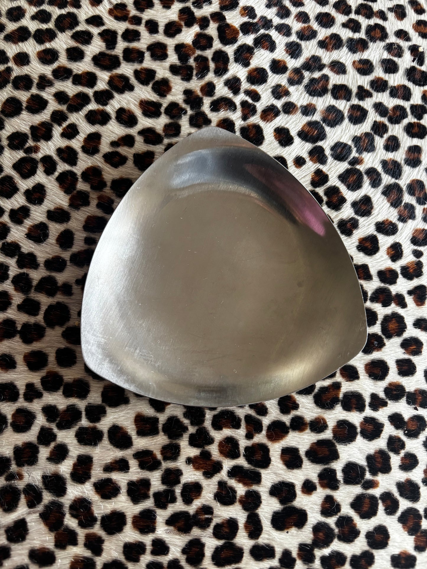 1970s Metal 3 Cornered Tray