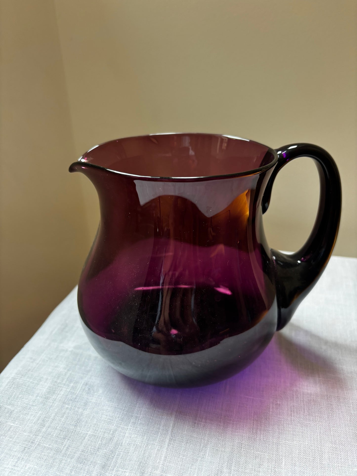 Amethyst Glass Jug