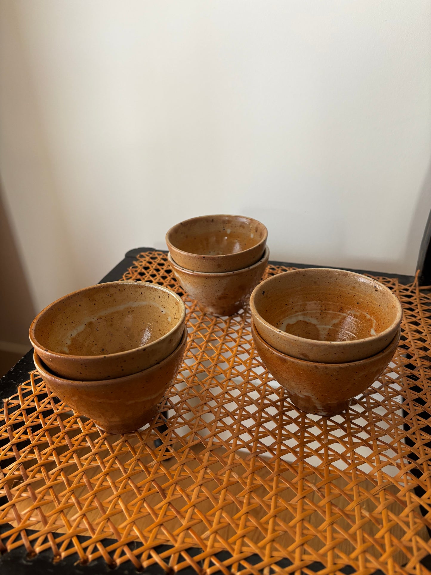 Pairs of Glazed Ceramic Bowls/Coffee Mugs