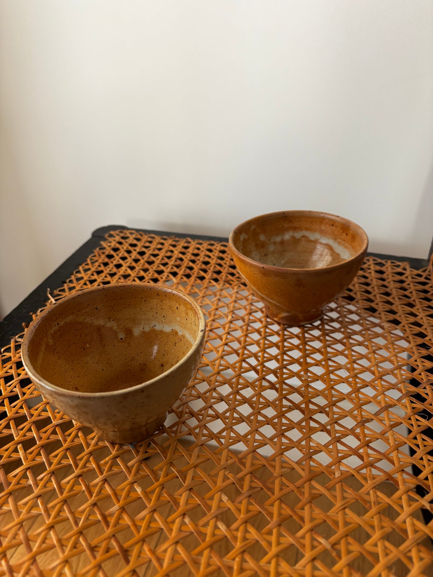 Pairs of Glazed Ceramic Bowls/Coffee Mugs