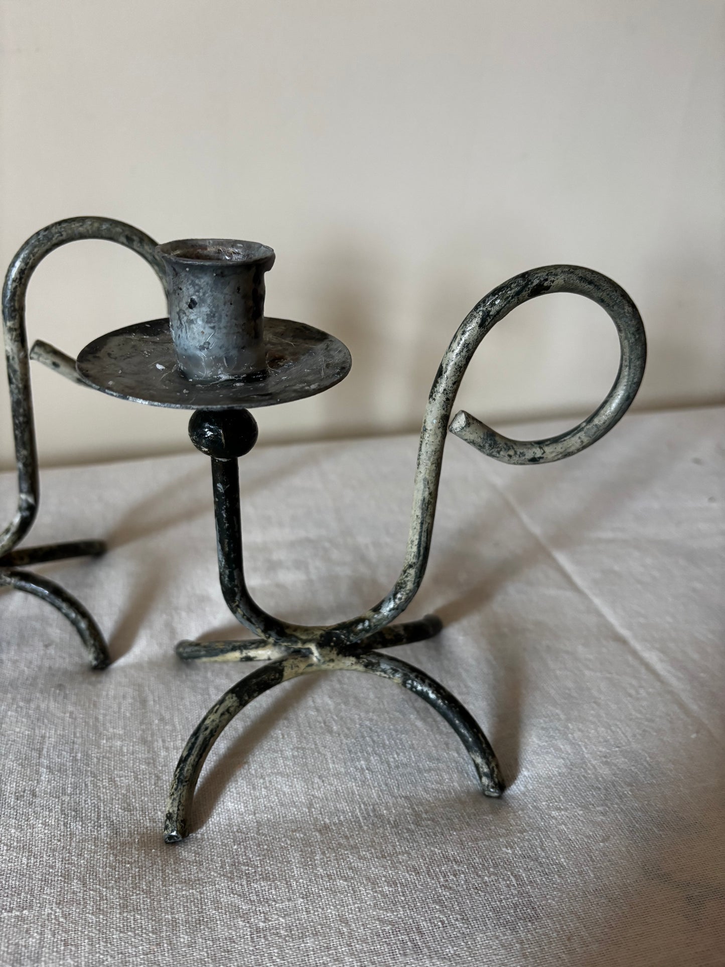 Iron Candlesticks