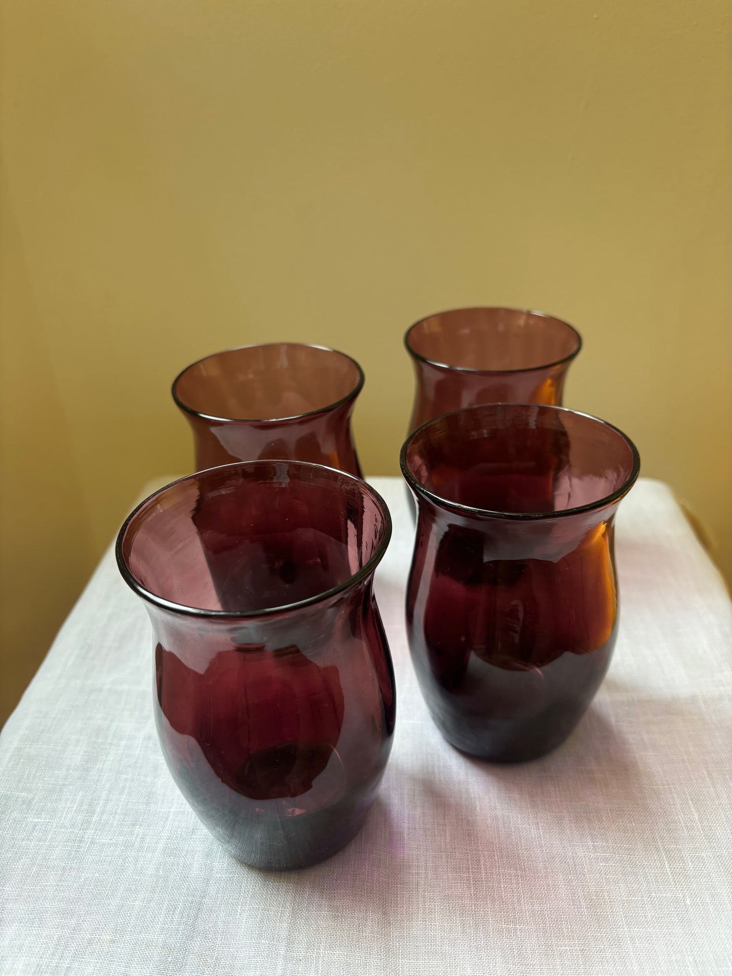 Amethyst Glass Tumblers