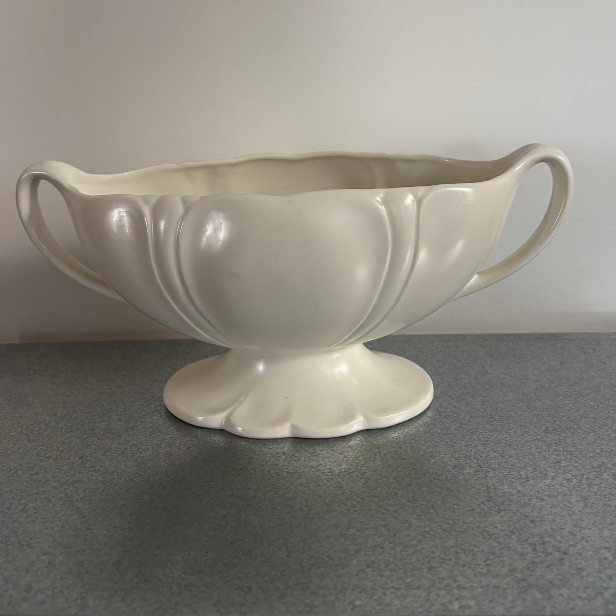 Heavy Ceramic Mantle Vase