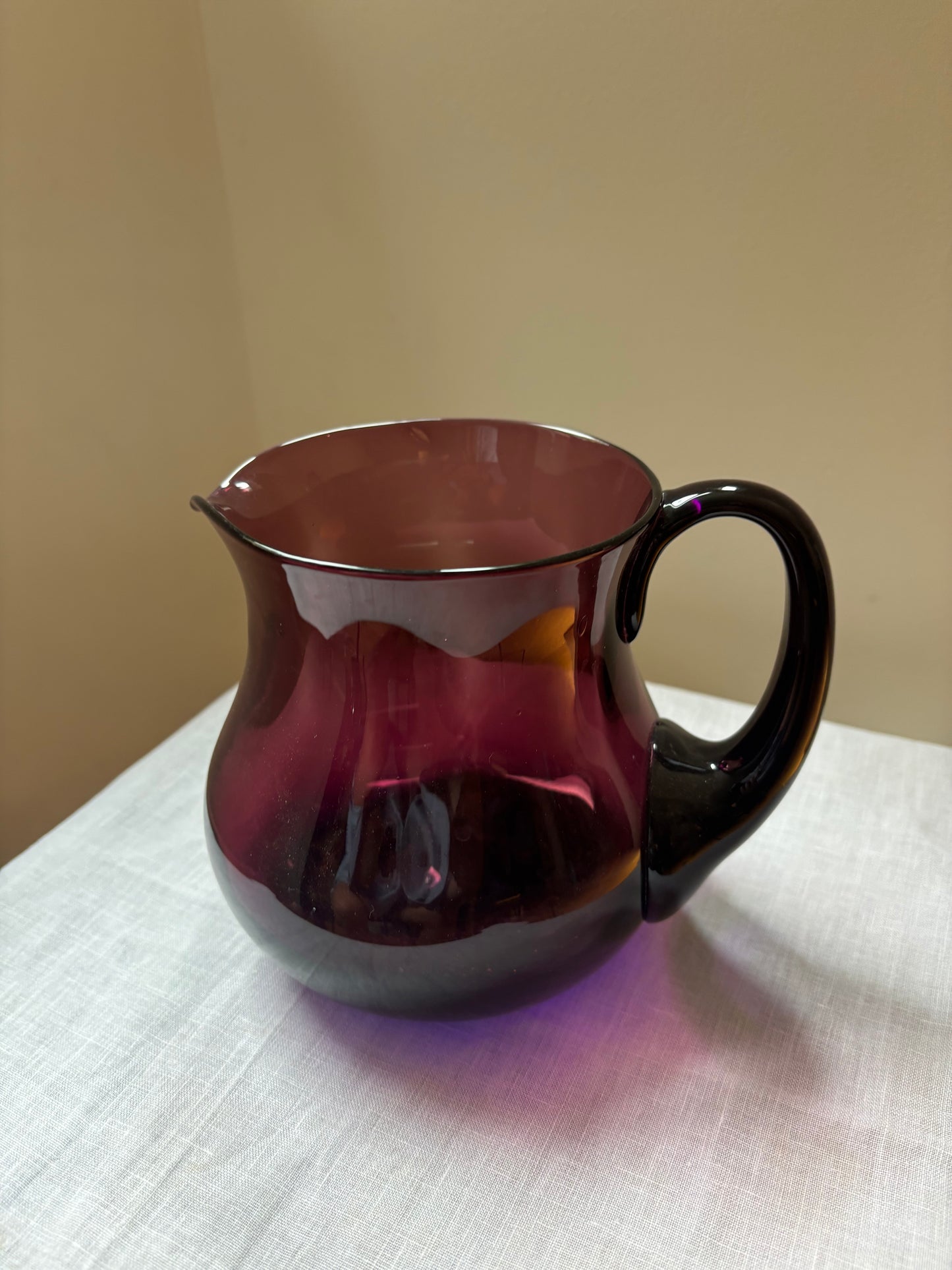 Amethyst Glass Jug