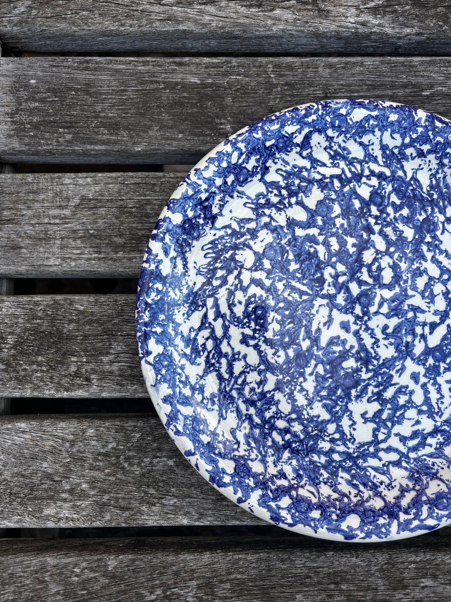 Italian Spongeware Plate