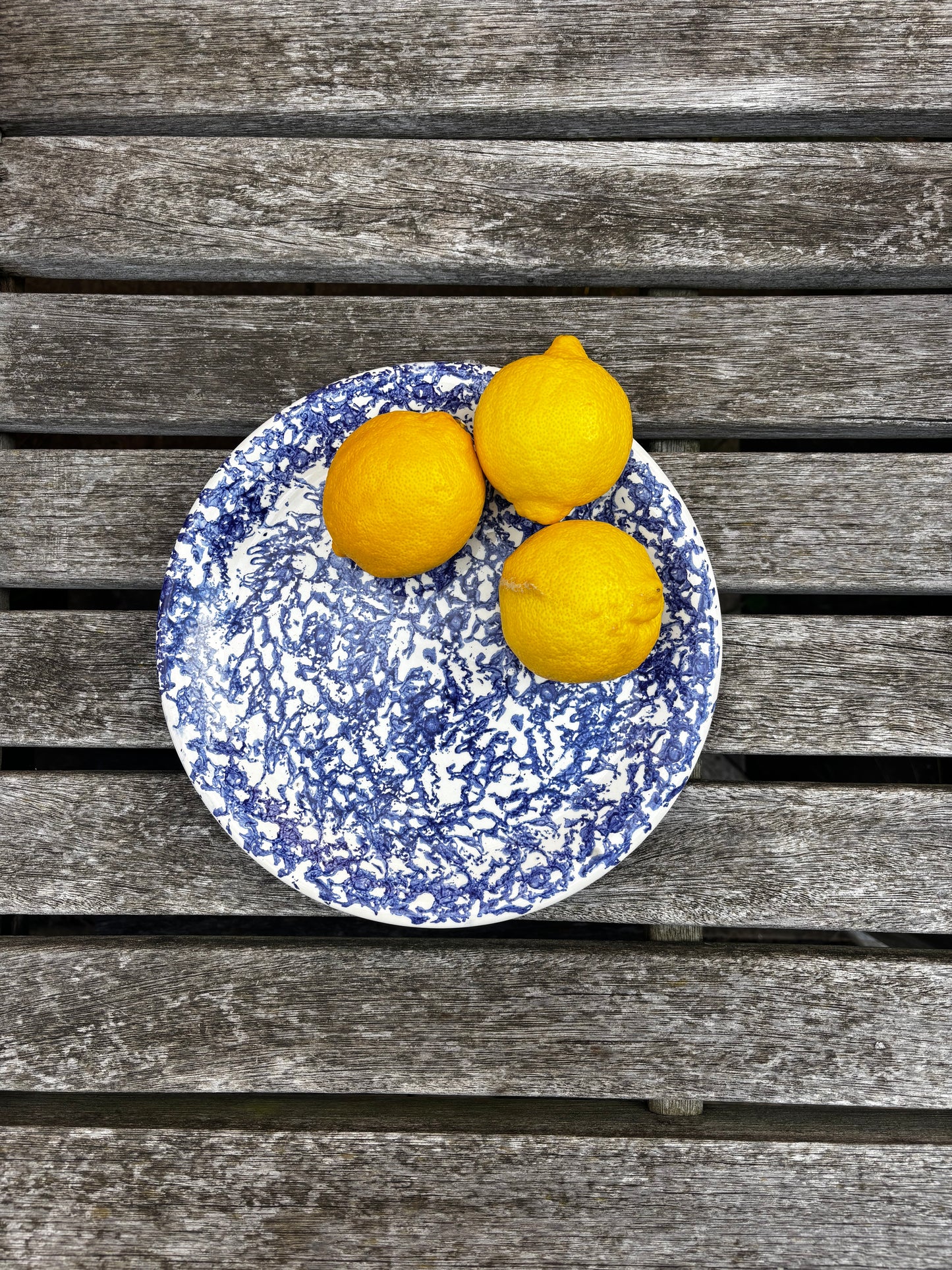 Italian Spongeware Plate