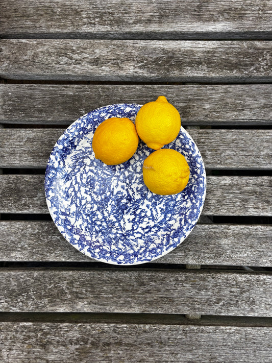 Italian Spongeware Plate