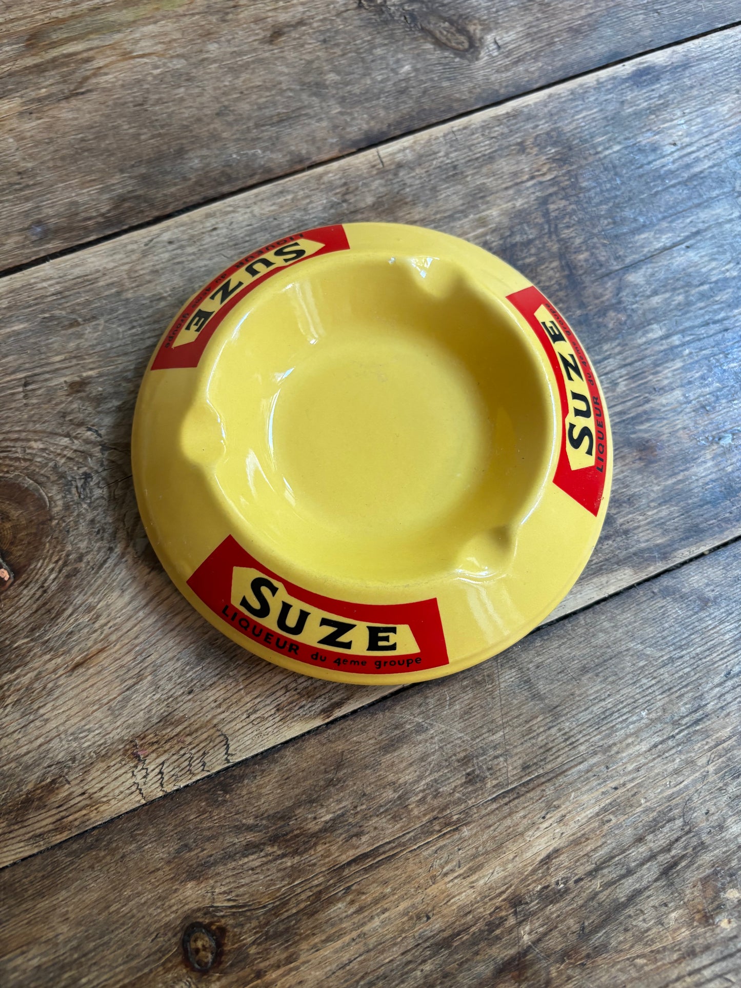 Vintage French Advertising Ashtray