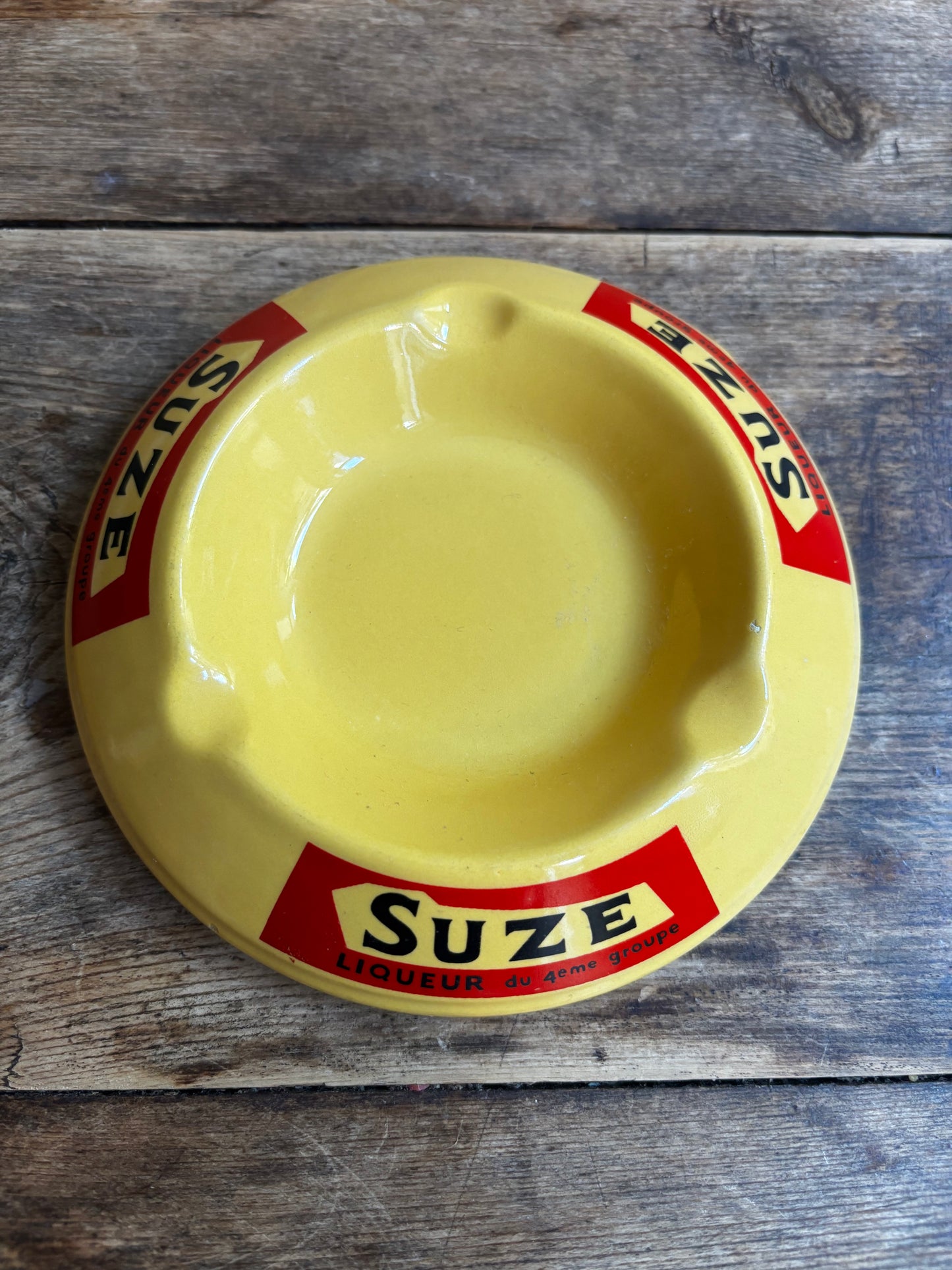 Vintage French Advertising Ashtray