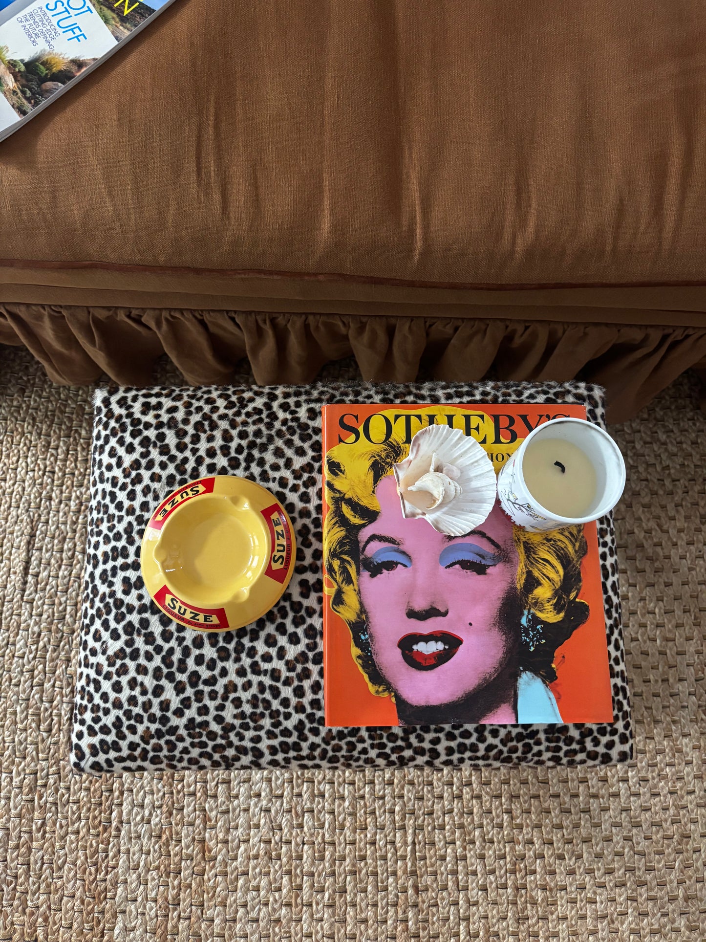 Vintage French Advertising Ashtray